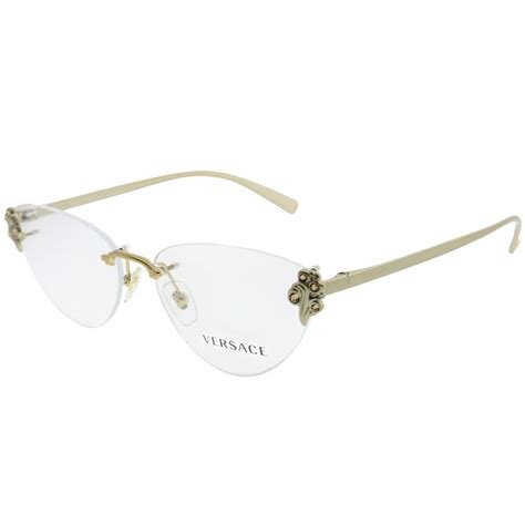 rimless versace eyeglasses|versace frames for prescription glasses.